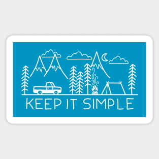 Camping Sticker